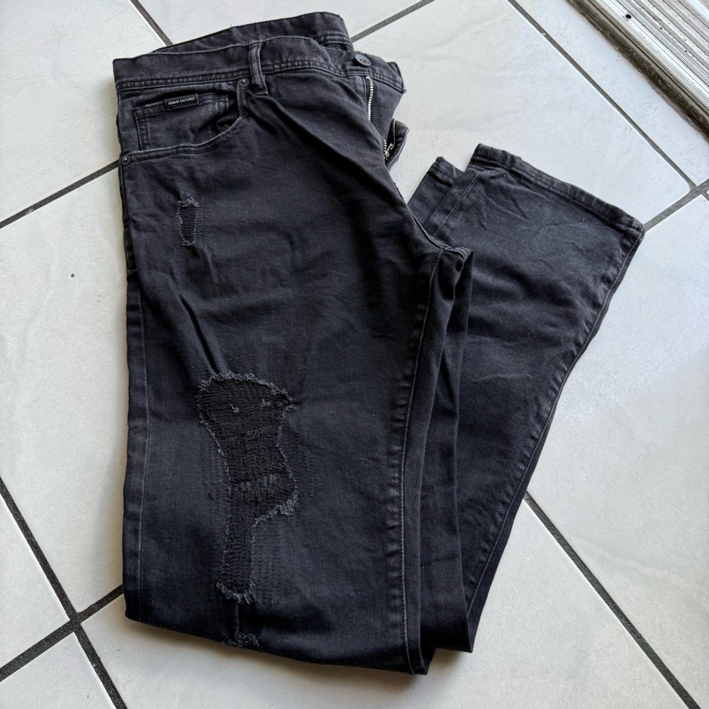A/X Armani Exchange Men’s Black Jeans slim fit size 36